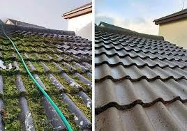 High-Pressure Roof Clean — roof cleaning