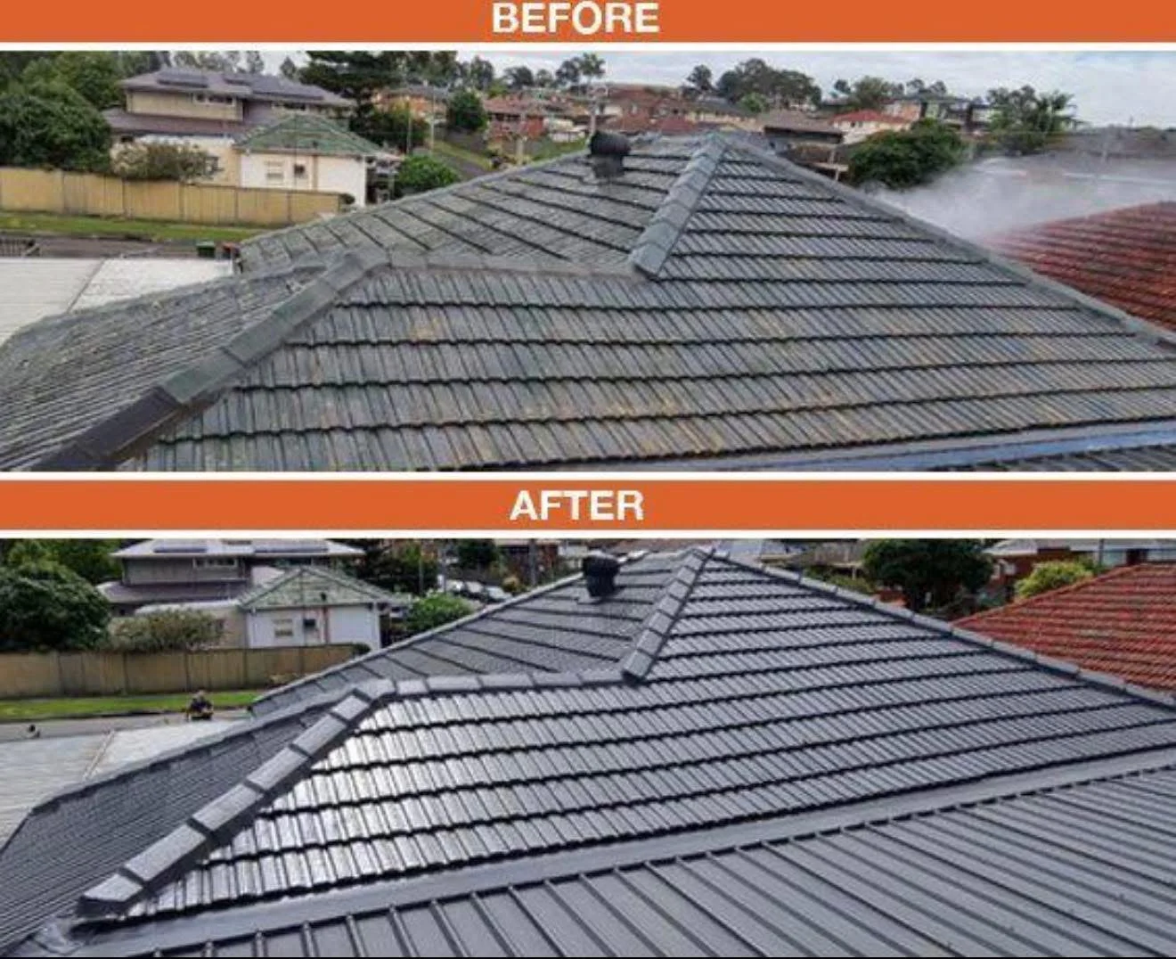 Restore & Re-coat — charcoal coating